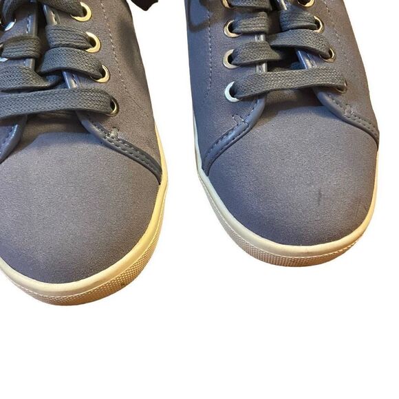 Vionic Brinley Water Resistant Suede Sneakers Blue Size 7 - Picture 3 of 9
